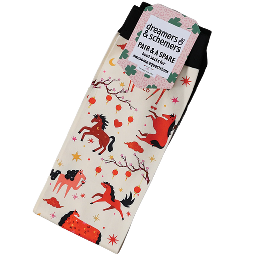 Dreamers & Schemers Pair & Spare Socks - Year of the Horse