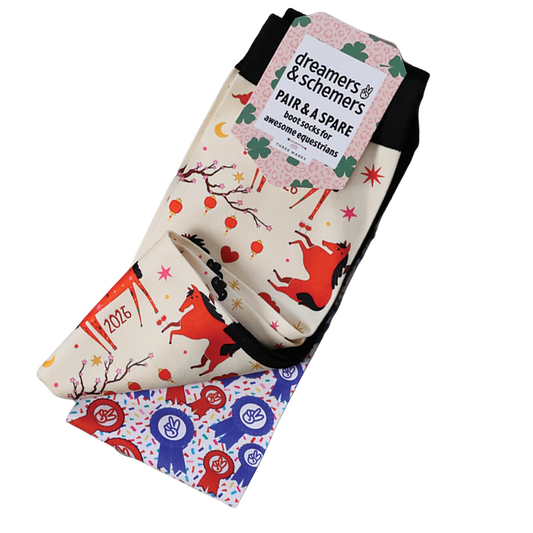 Dreamers & Schemers Pair & Spare Socks - Year of the Horse