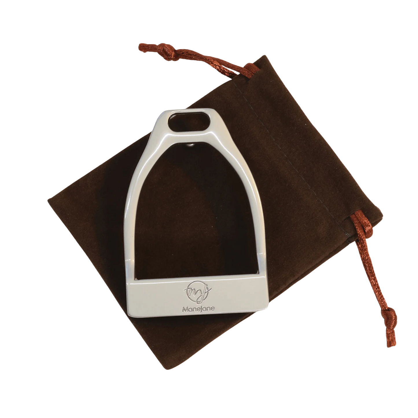 Dreamers & Schemers Stirrup Belt Buckle - Matte Silver