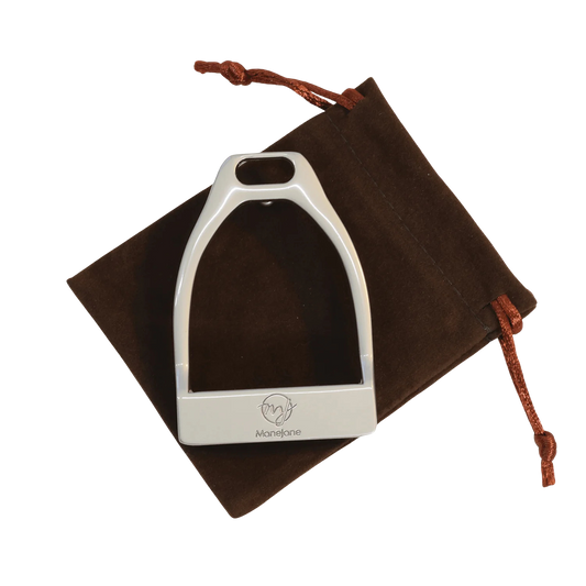 Dreamers & Schemers Stirrup Belt Buckle - Matte Silver