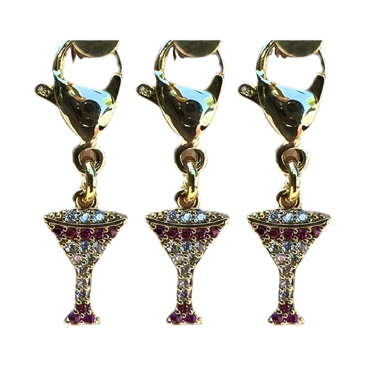 Dubois Cheval Braiding Charm - Sparkly Martini