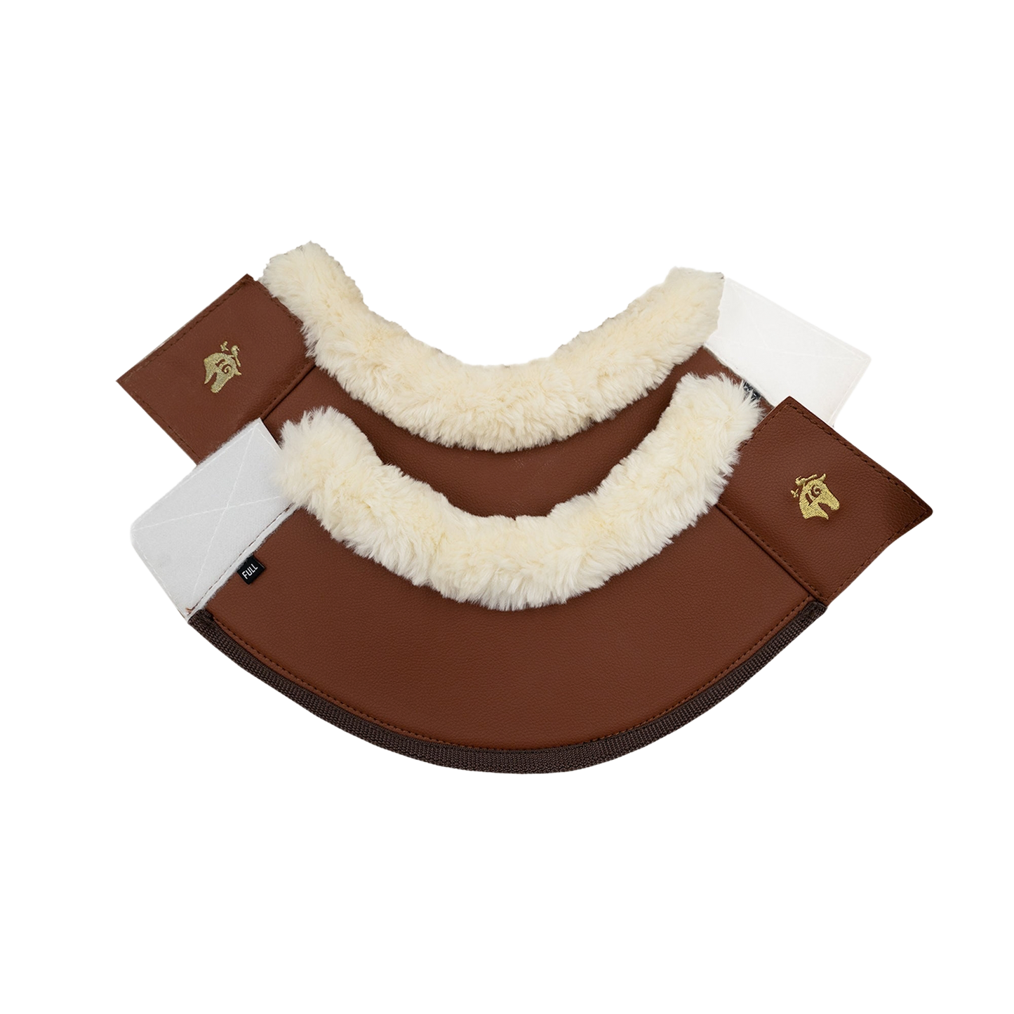 16 Cypress Leatherette Bell Boots - Cognac