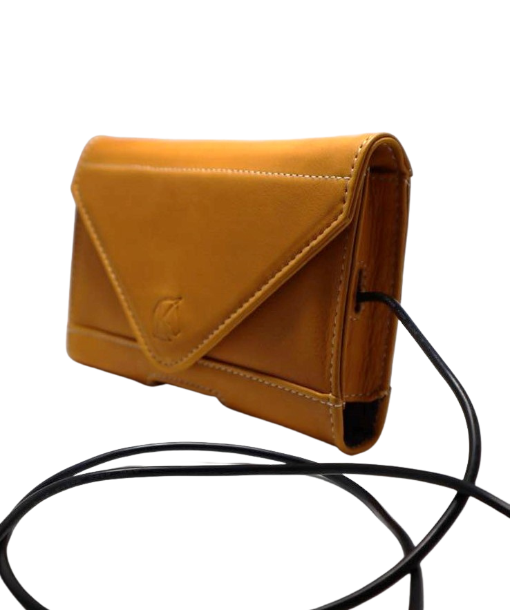 KL Select Phone Pocket - Cognac & Black