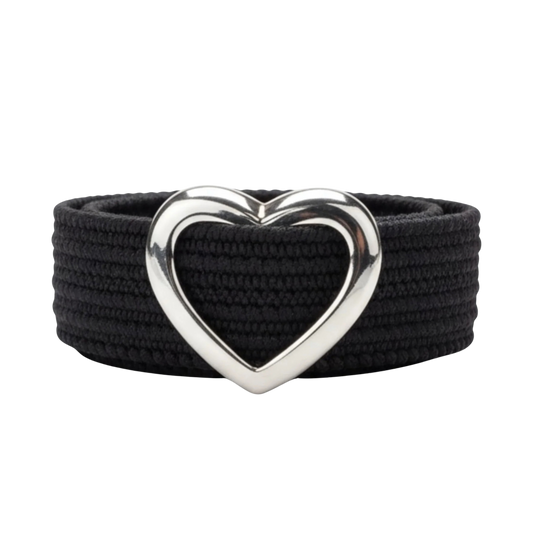 Dubois Cheval Crop Charm - Silver Heart
