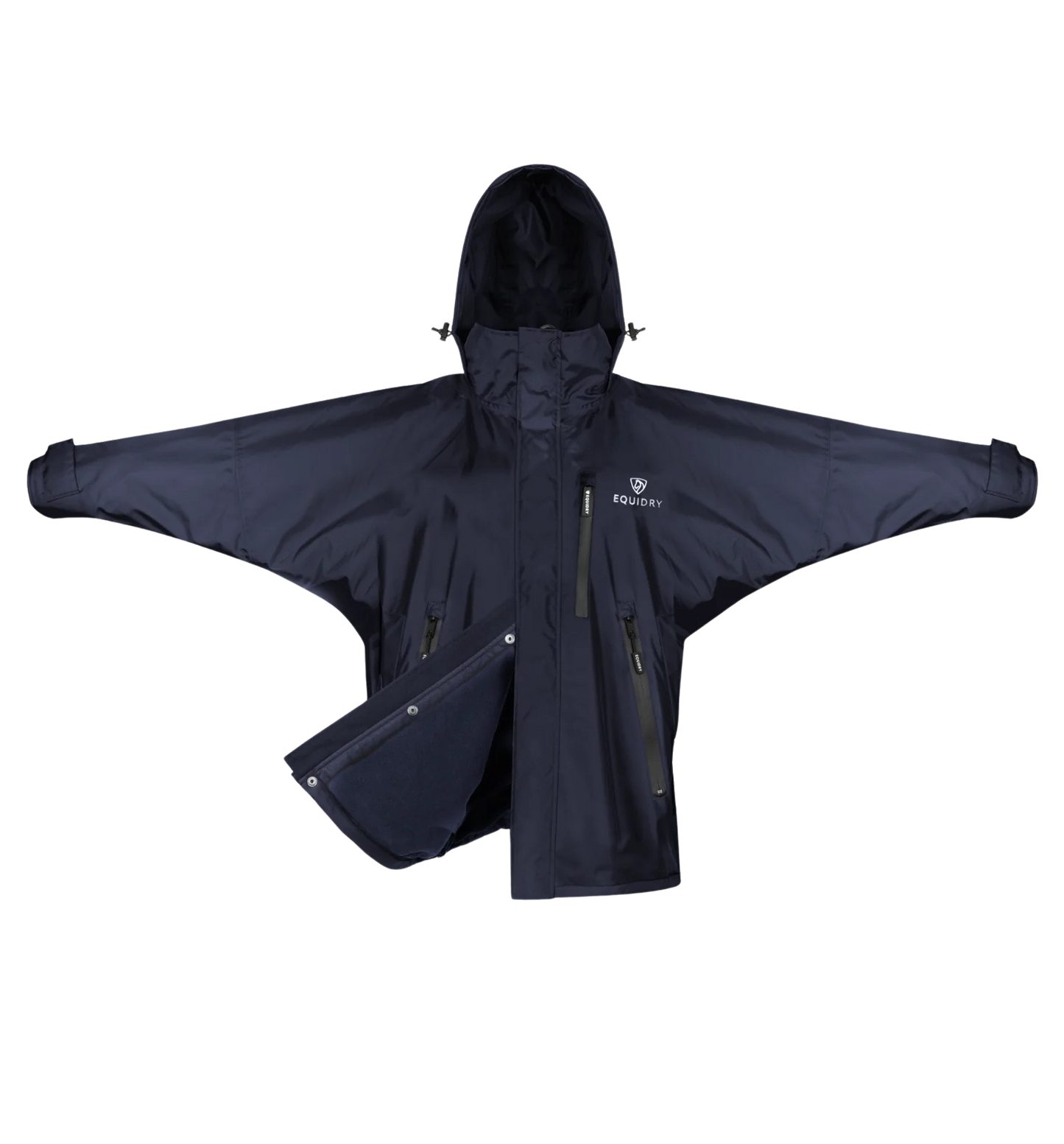EquiDry Shortie Thin Fleece - Navy