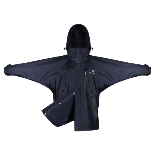 EquiDry Shortie Thin Fleece - Navy