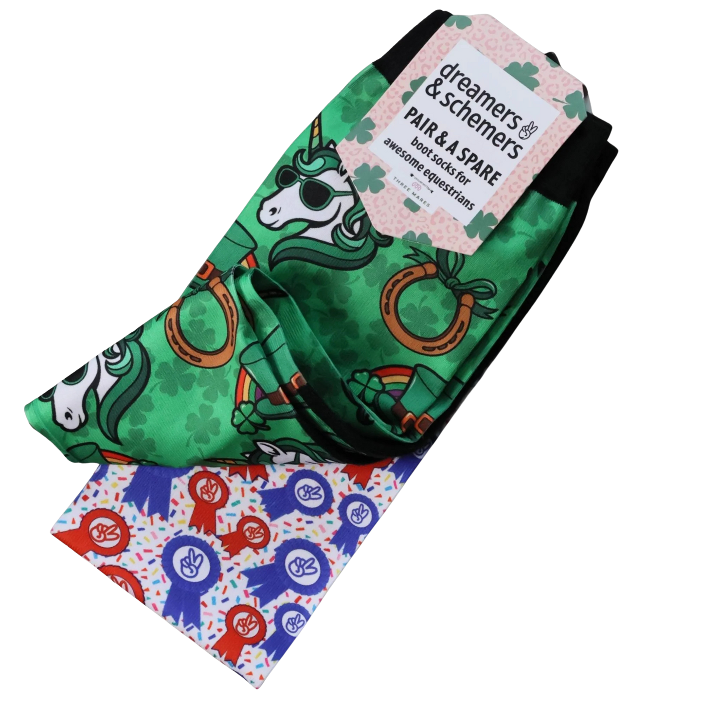 Dreamers & Schemers Pair & Spare Socks - I Luck It A Lot