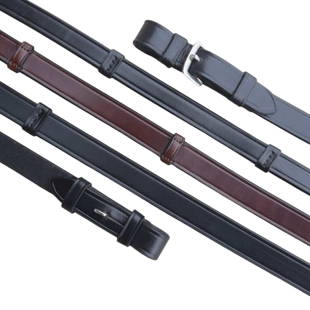 KL Select 5/8" Dressage Reins - Black