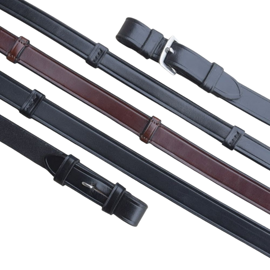 KL Select 5/8" Dressage Reins - Black