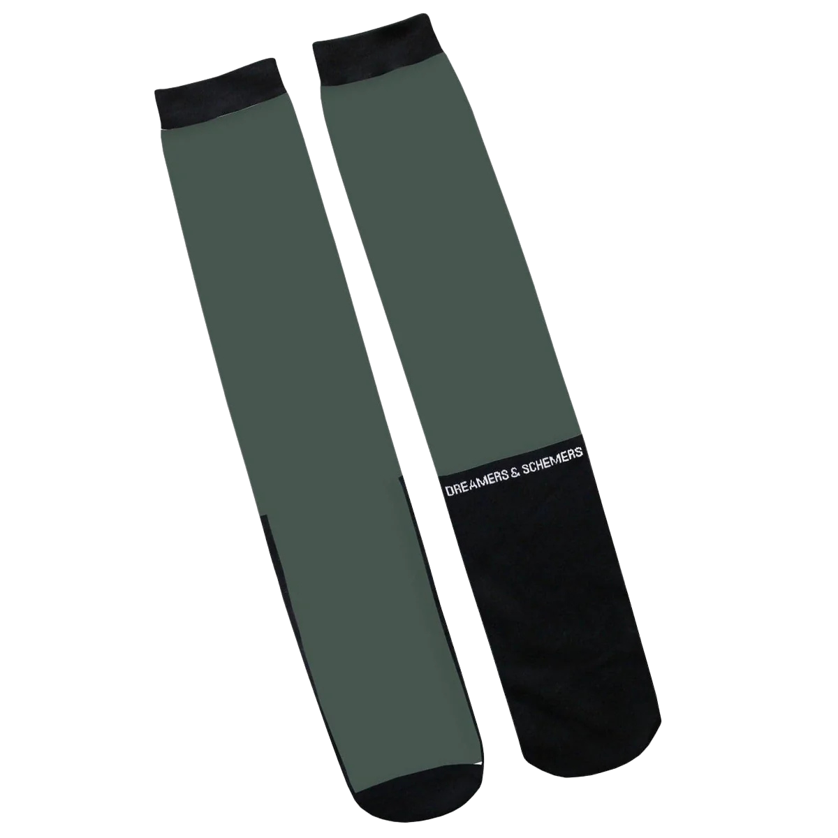Dreamers & Schemers Simple Solid Socks - Dark Hunter Green
