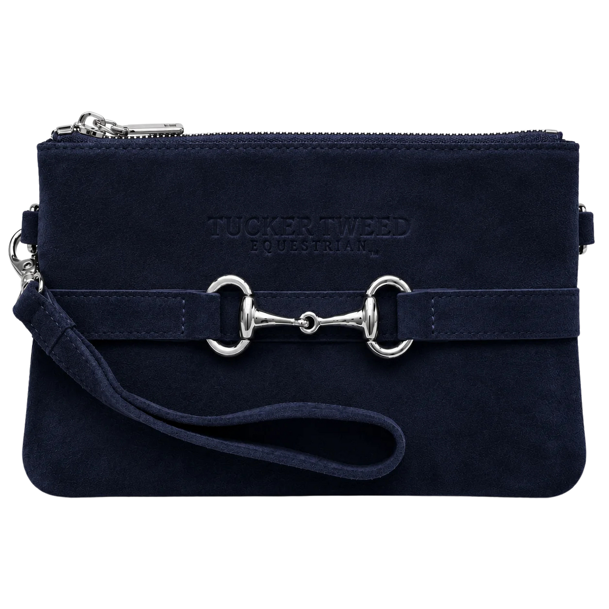 Tucker Tweed Wellington Wristlet - Suede