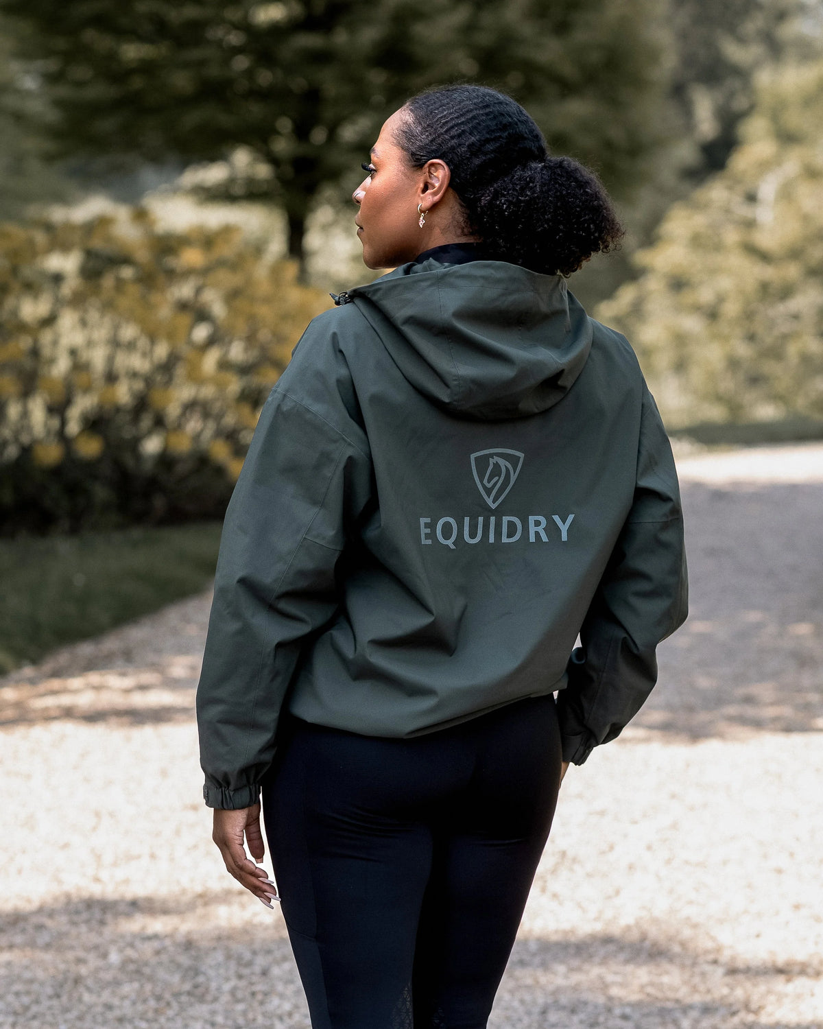 EquiDry Waterproof Storm Smock - Black Forest Green