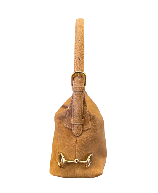 Tucker Tweed Bethany Bit Bag - Suede