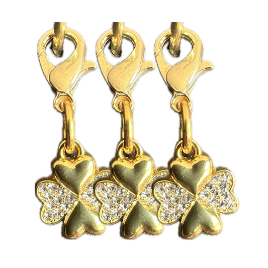 Dubois Cheval Braiding Charm - Sparkly Clover