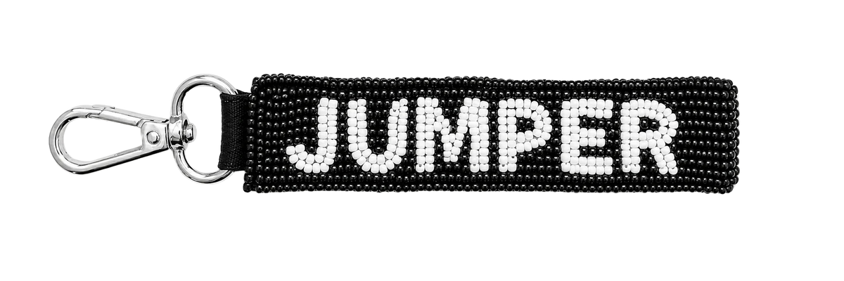 Tucker Tweed Beaded Bag Charm