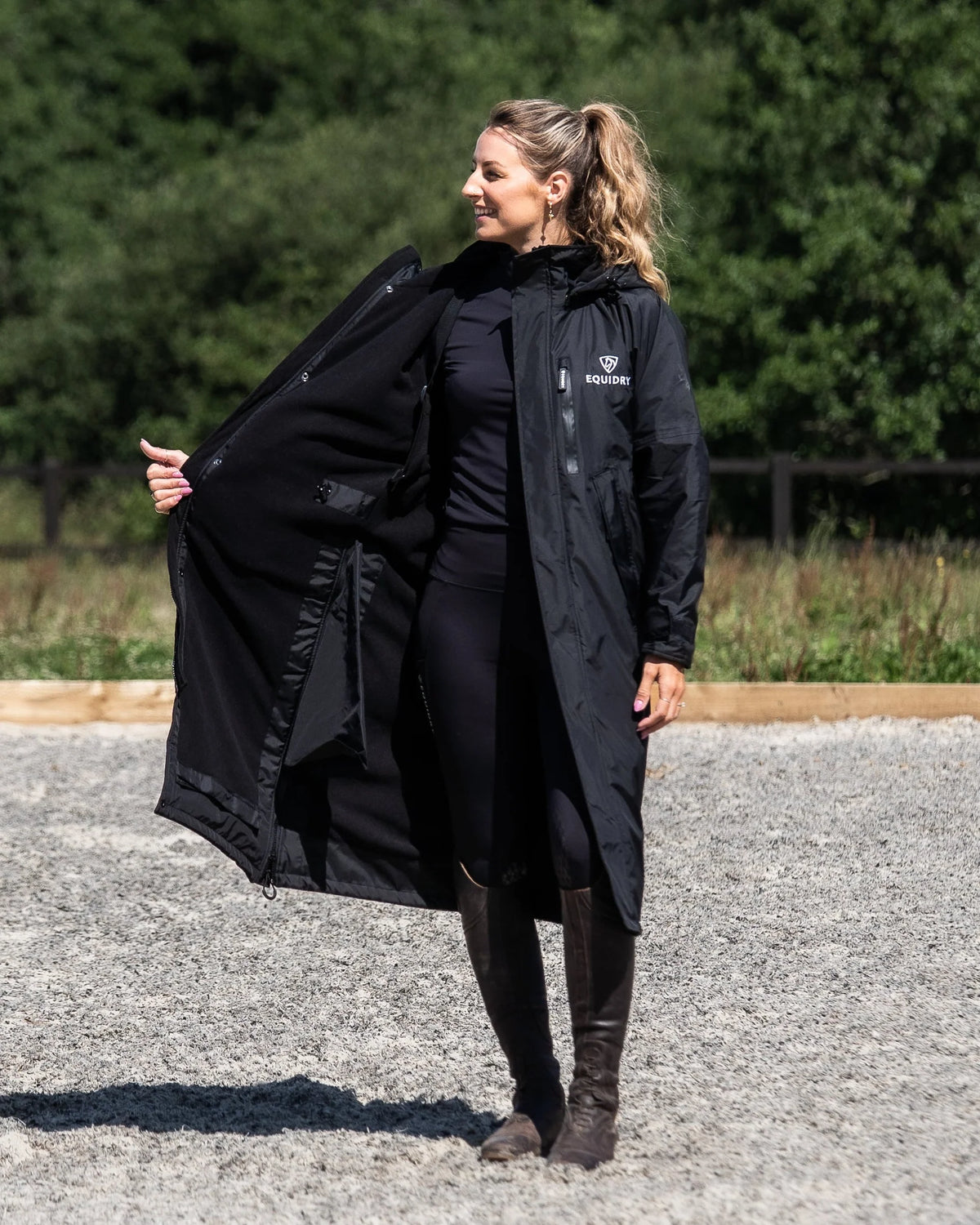 EquiDry Evolution Thin Fleece - Black & Black