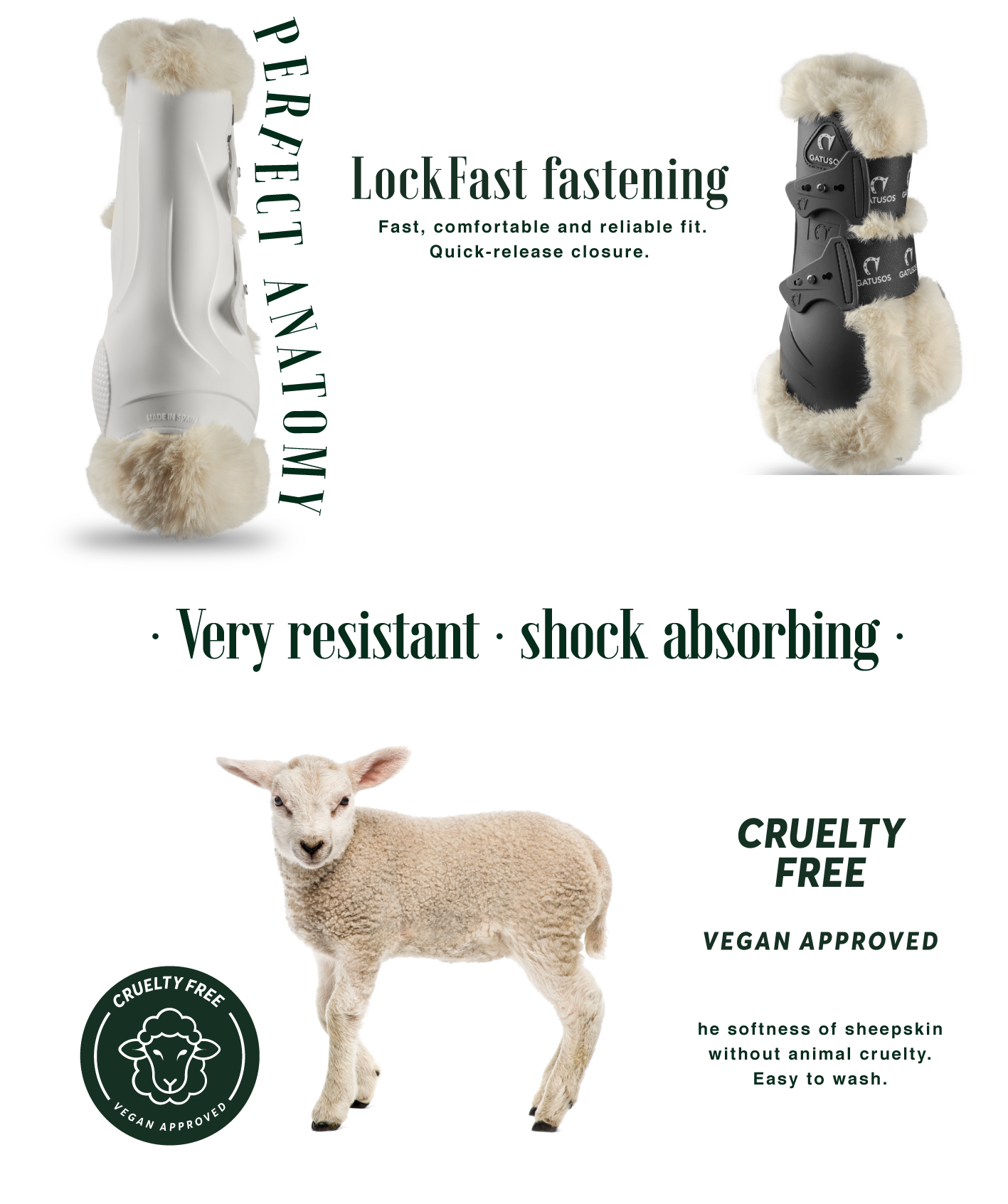 Gatusos Genuins with Shearling - Front