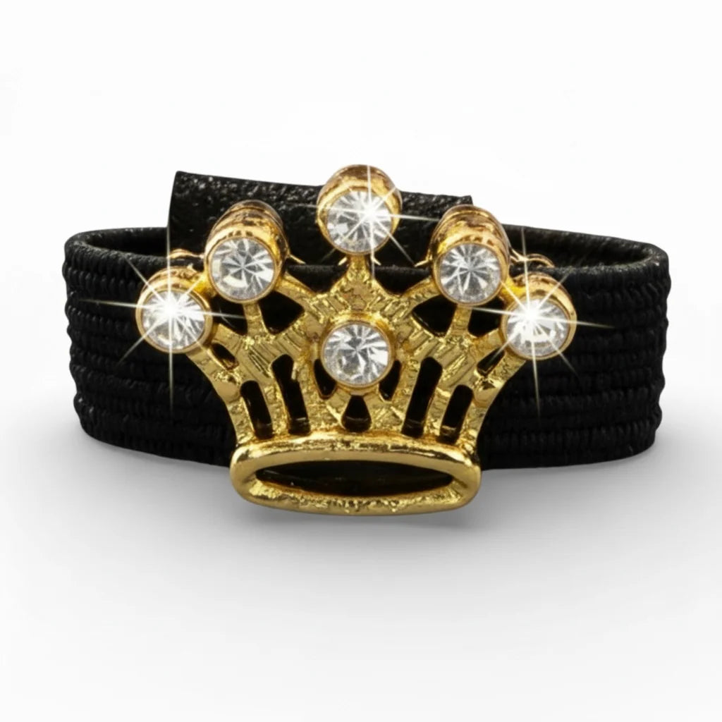 Dubois Cheval Crop Charm - Gold Crown
