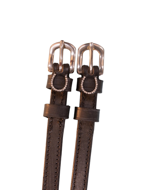 Dreamers & Schemers Spur Straps - Horseshoes