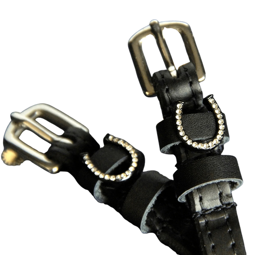 Dreamers & Schemers Spur Straps - Horseshoes