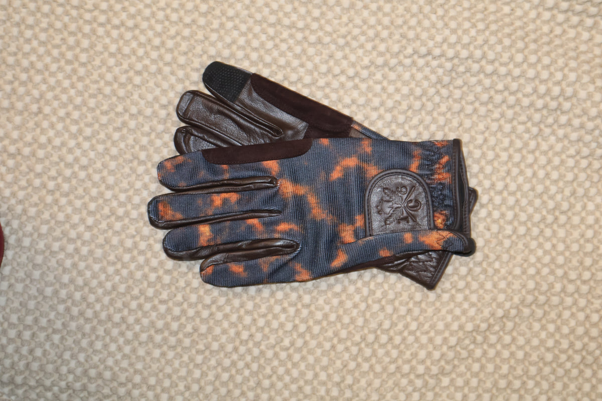 16 Cypress Riding Gloves - Amber Tortoise & Tobacco
