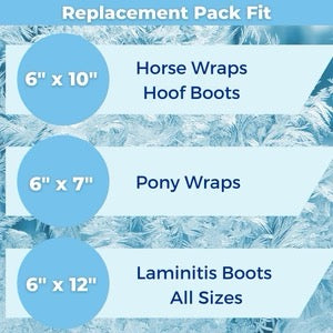 Ice Horse - Cold Capsule® Inserts (Replacements) 2 pack, 6x10