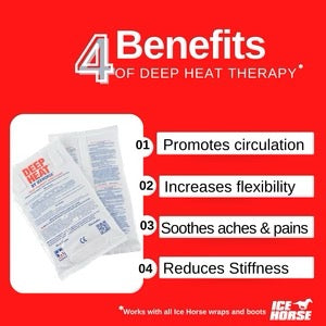 Ice Horse - Deep Heat™ by Ice Horse® 12 pack Heat Inserts 6x10