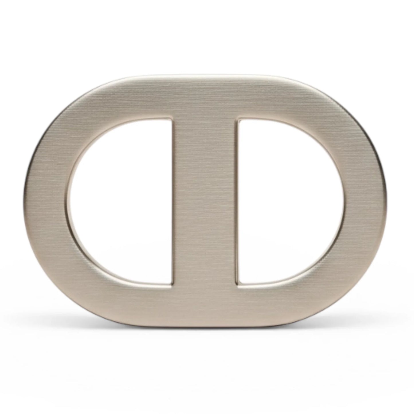 Dubois Cheval Audrey Reversible Belt Buckle - Brushed Silver Link