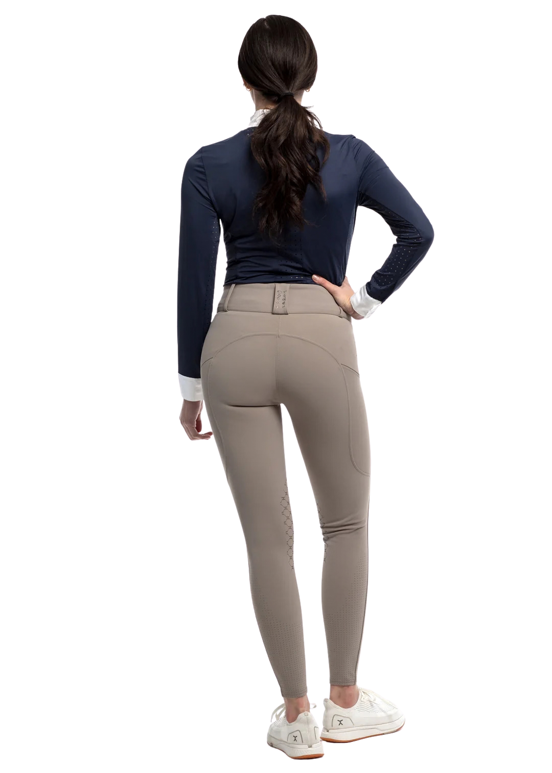 Goode Rider Million Dollar Breeches Knee Patch - Khaki