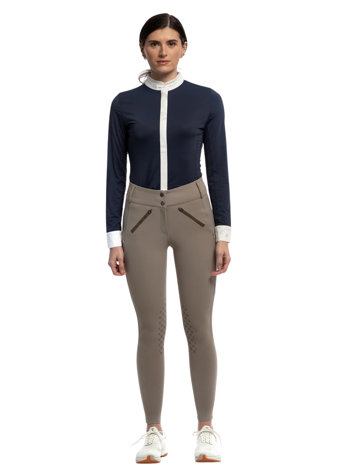 Goode Rider Million Dollar Breeches Knee Patch - Khaki