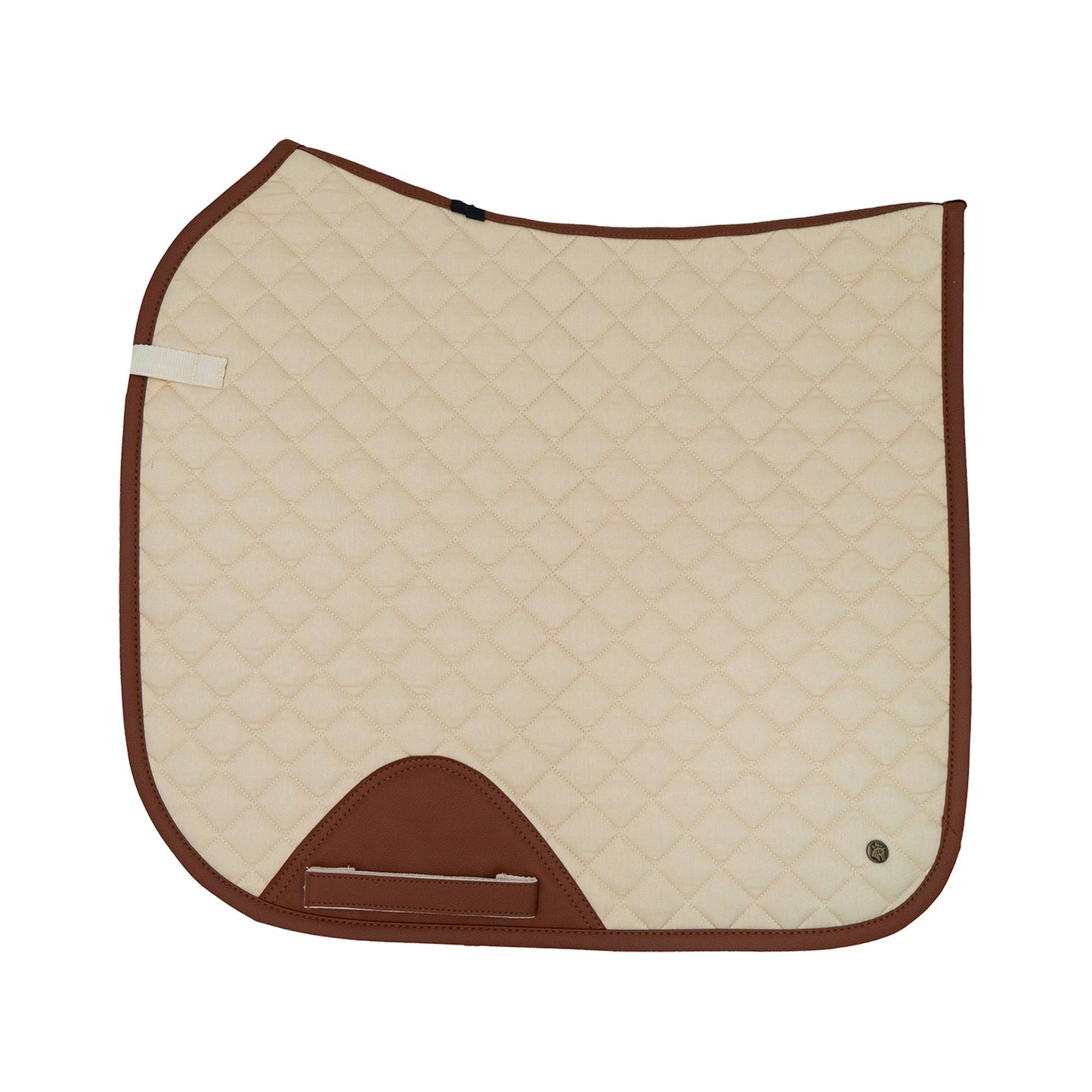 16 Cypress Dressage Pad - Pearl & Cognac