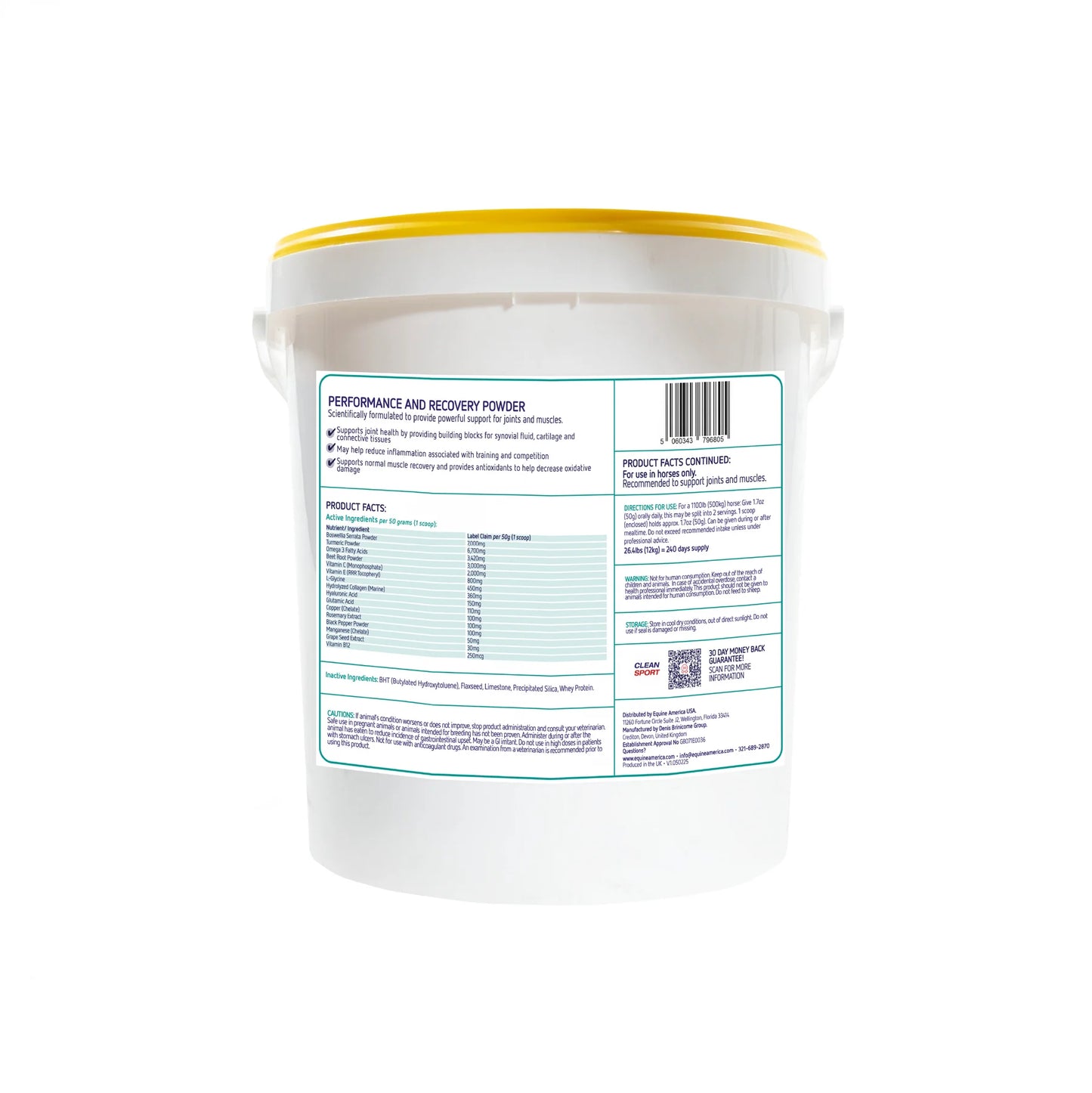 Equine America Performance and Recovery 3 kg