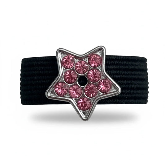 Dubois Cheval Crop Charm - Pink Sparkly Star