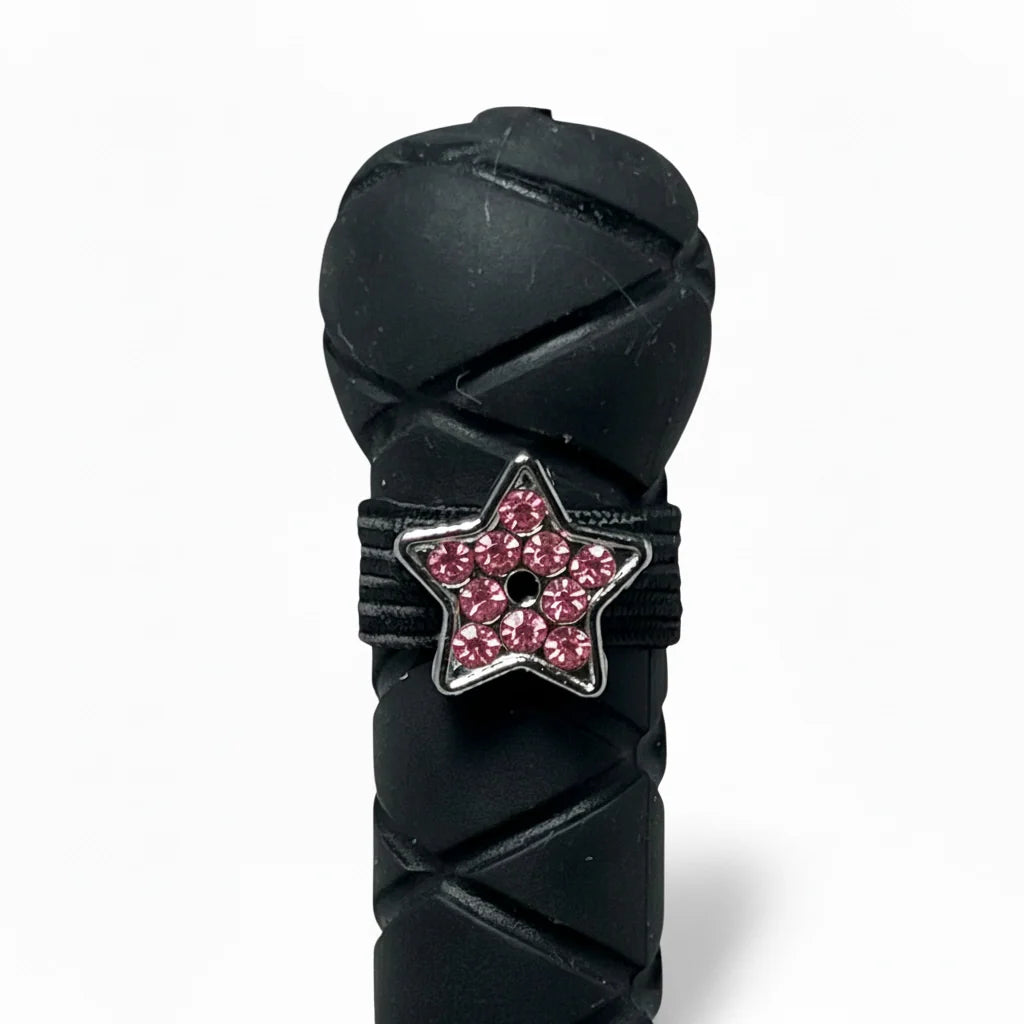 Dubois Cheval Crop Charm - Pink Sparkly Star