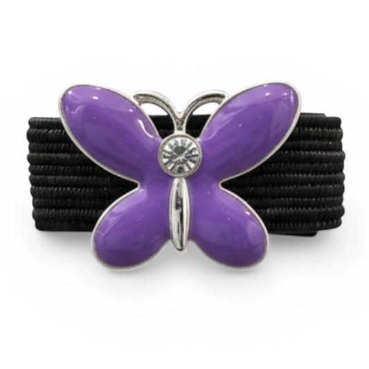 Dubois Cheval Crop Charm - Purple Butterfly