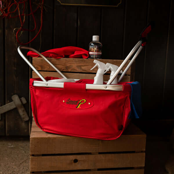 Smart Grooming Red Show Ring Basket