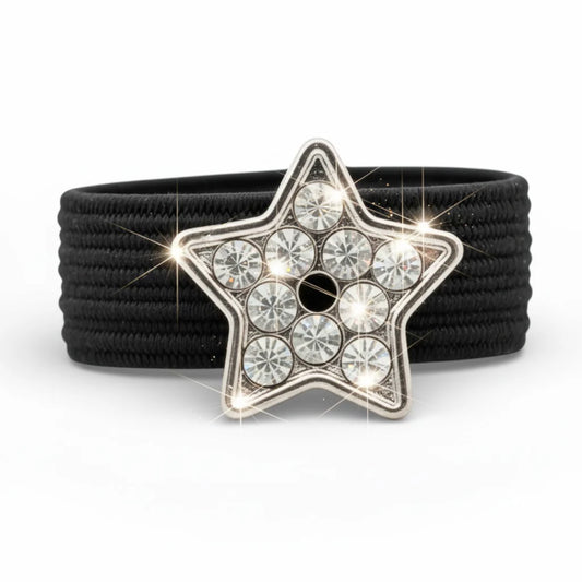 Dubois Cheval Crop Charm - Silver Sparkly Star