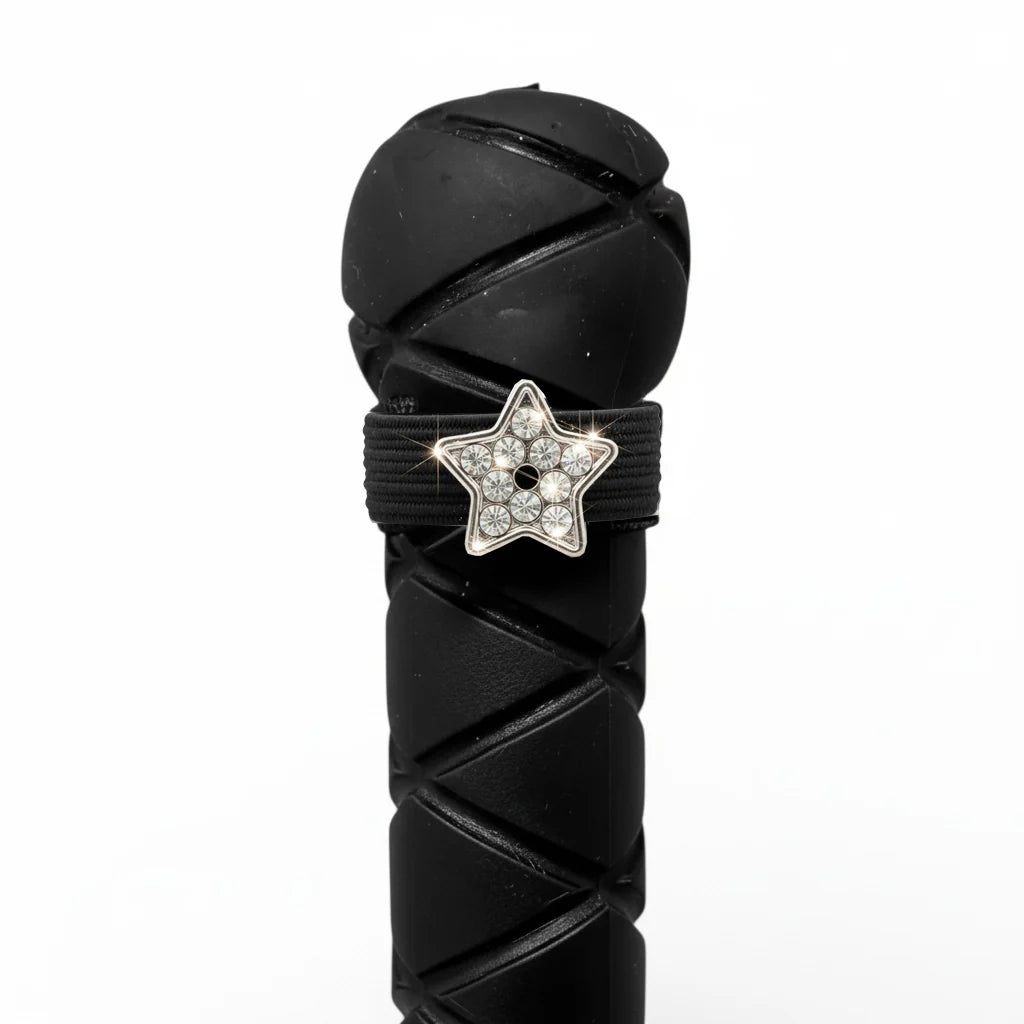 Dubois Cheval Crop Charm - Silver Sparkly Star
