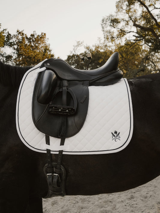 16 Cypress Daily Sport Dressage Saddle Pad - White