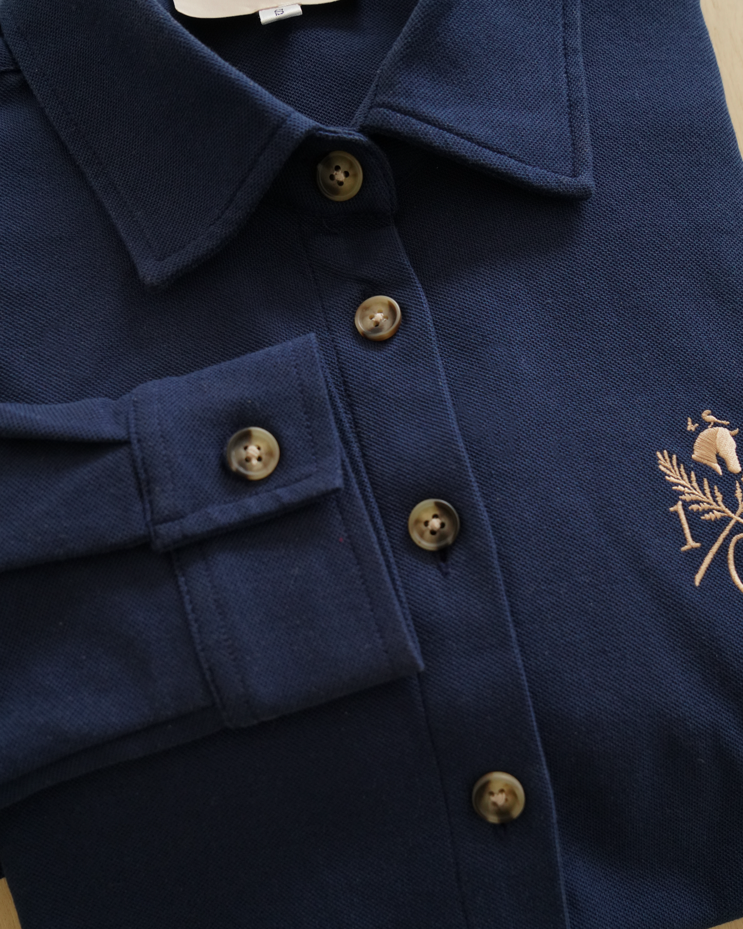 16 Cypress Sport Piqué Button Down Shirt - Navy