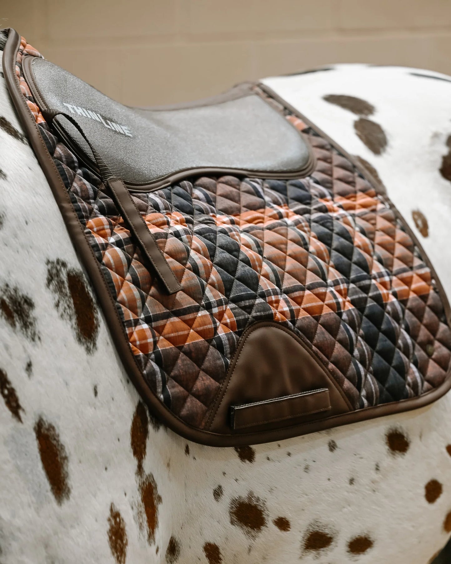 16 Cypress x Thinline Dressage Pad - Feild Plaid & Hickory