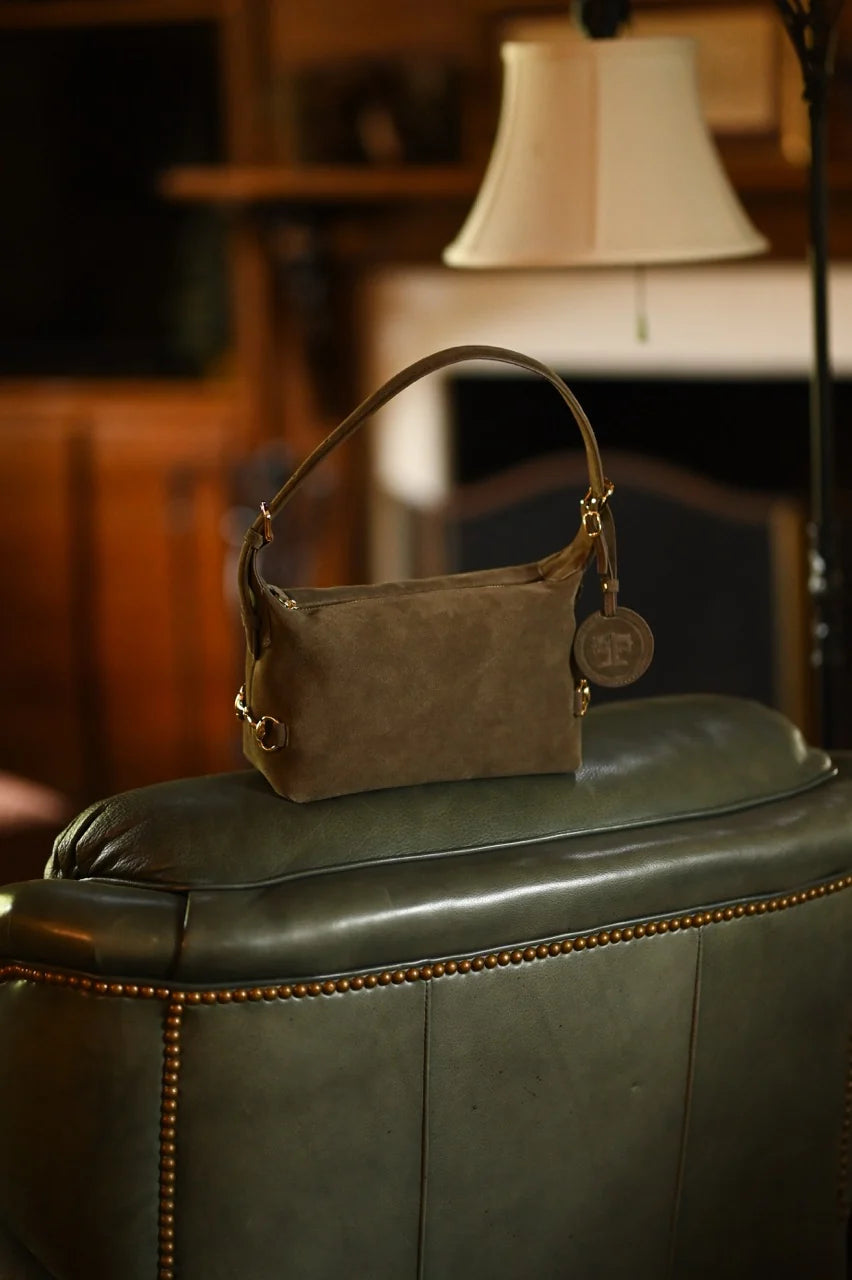 Tucker Tweed Bethany Bit Bag - Suede