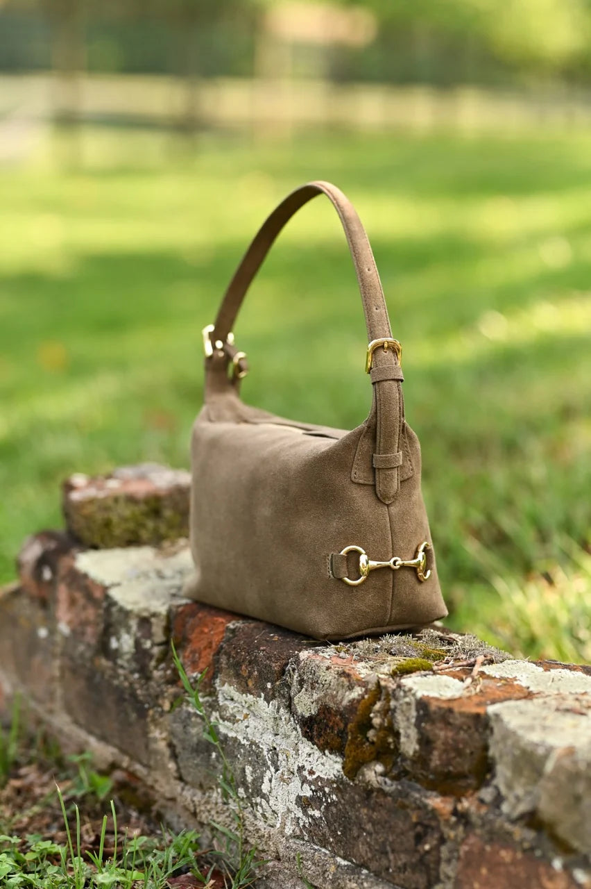 Tucker Tweed Bethany Bit Bag - Suede