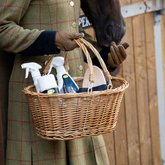 Smart Grooming Wicker Basket