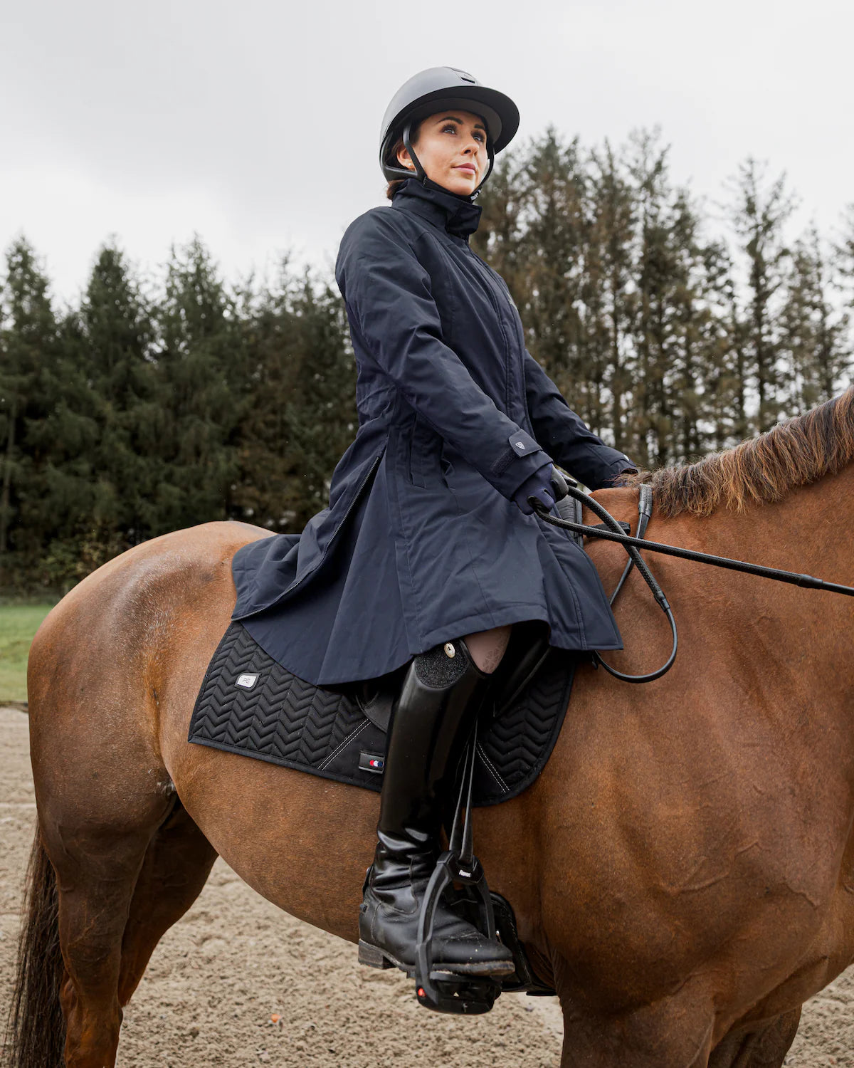 EquiDry Women's Bronte Riding Coat - Navy