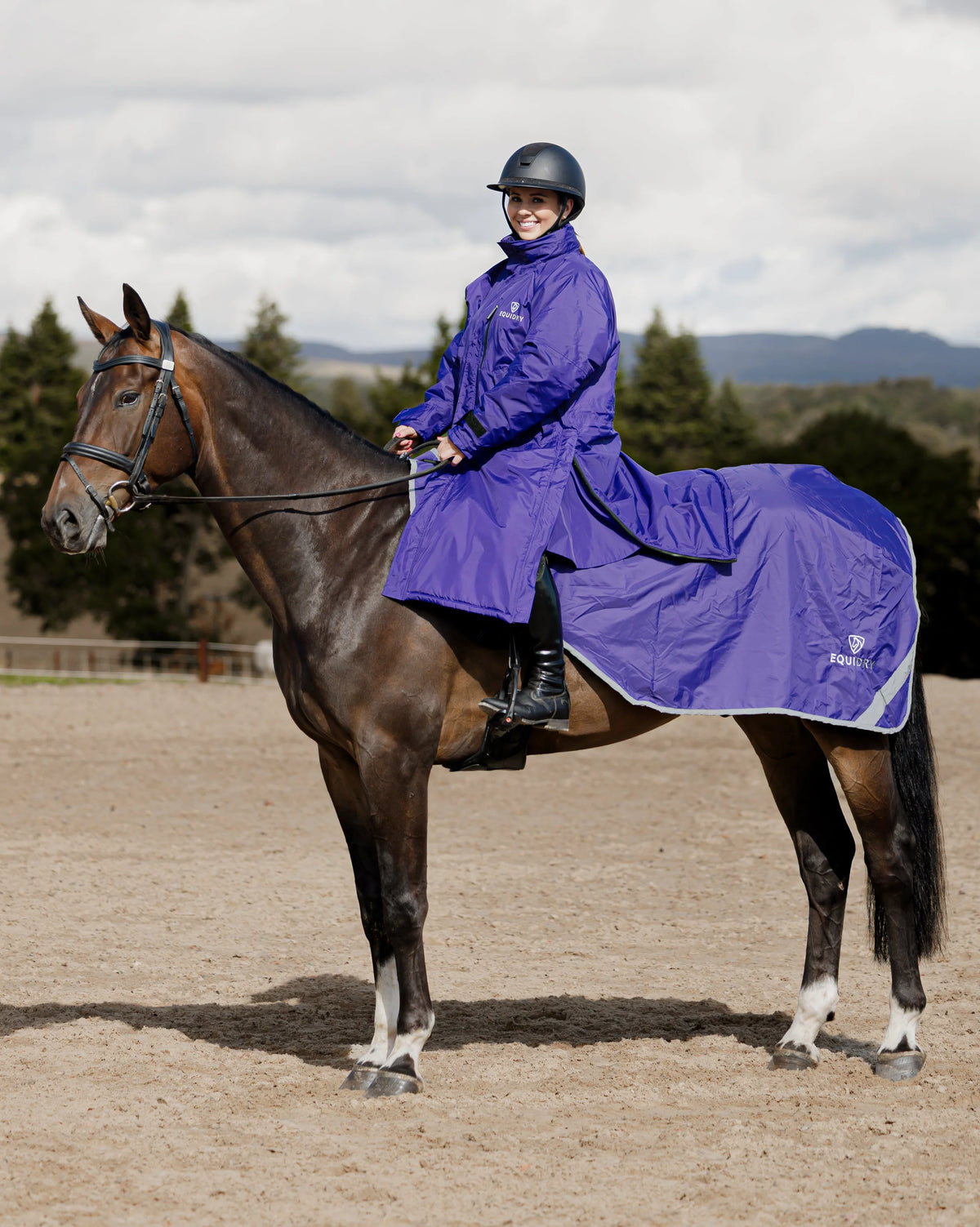 EquiDry Evolution Thin Fleece - Purple