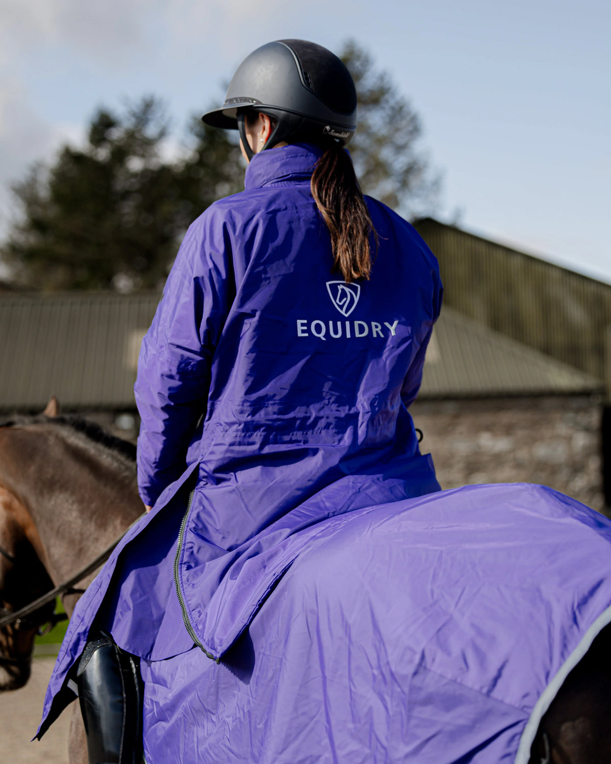 EquiDry Evolution Thin Fleece - Purple