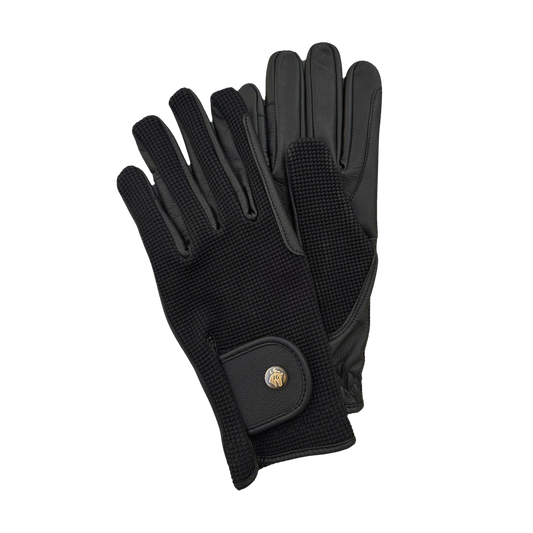 16 Cypress Riding Gloves - Black