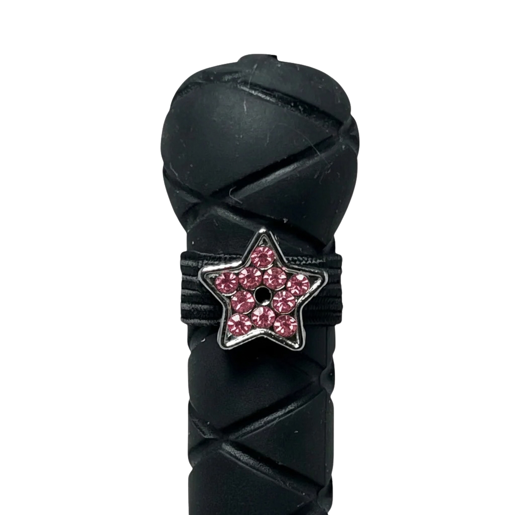 Dubois Cheval Crop Charm - Pink Sparkly Star