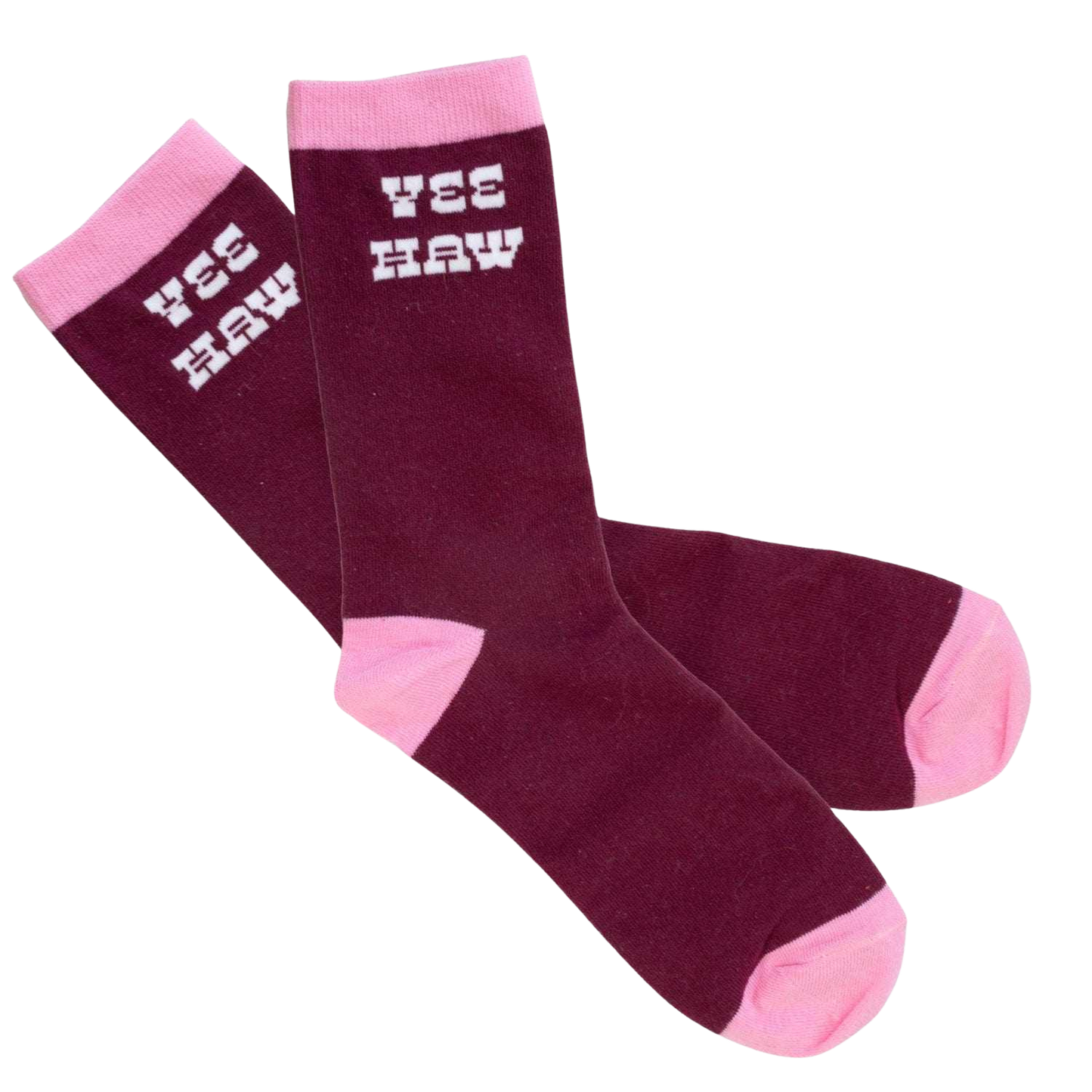 Dreamers & Schemers Yee Haw - Crew Socks